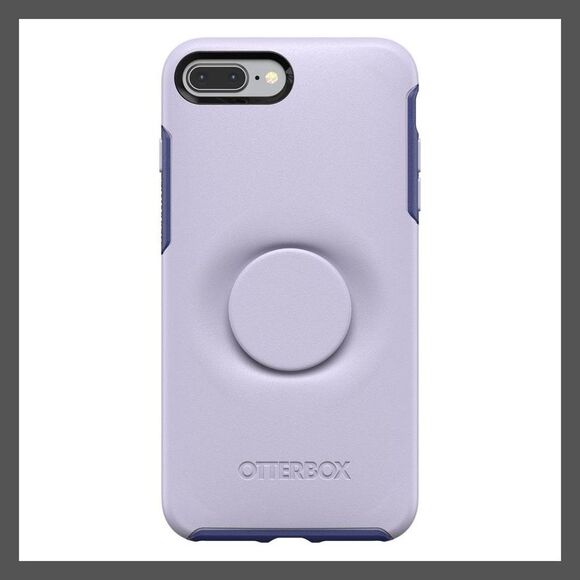 Apple iPhone 8 Plus/7 Plus Otter + Pop Symmetry Case (PopTop) - Lilac - Open Box - Picture 1 of 5